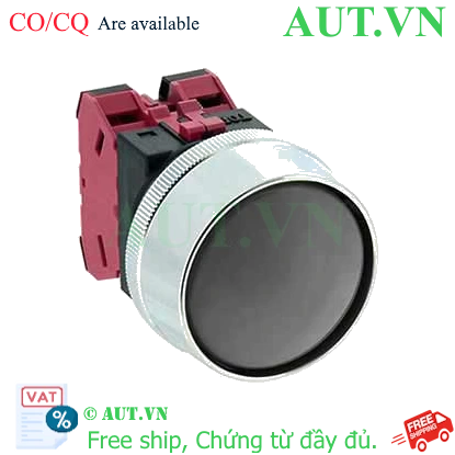 Ảnh của Nút nhấn nhả không đèn IDEC ABN3G02B D30 2NC (Đen)