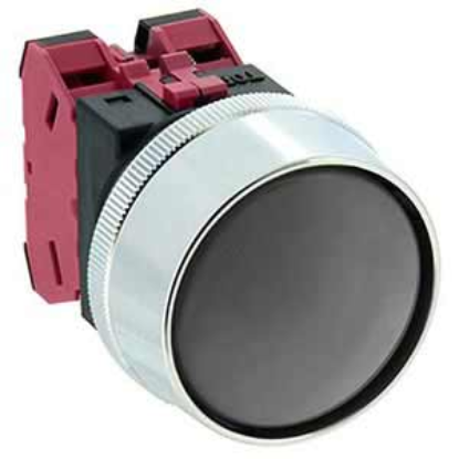 Ảnh của Nút nhấn nhả không đèn IDEC ABN3G02B D30 2NC (Đen)