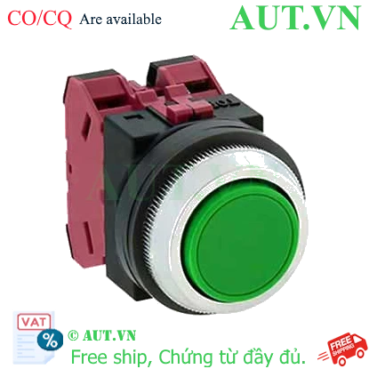 Ảnh của Nút nhấn giữ không đèn IDEC AON102G D30 2NC (Xanh)
