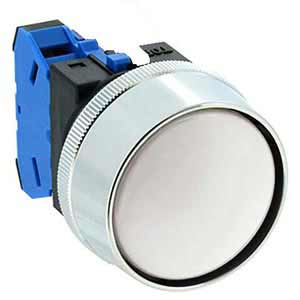 Ảnh của Nút nhấn nhả không đèn IDEC ABN3G10W D30 1NO (Trắng)