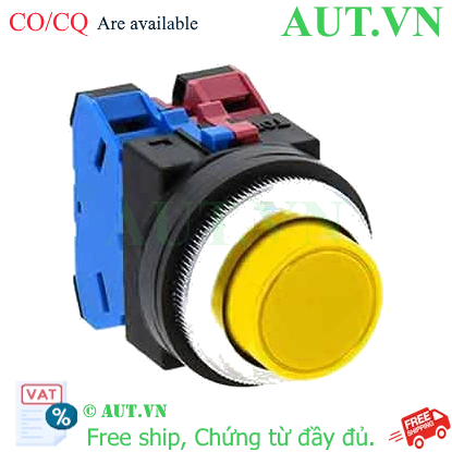 Ảnh của Nút nhấn giữ không đèn IDEC AON210Y D30 1NO (Vàng)