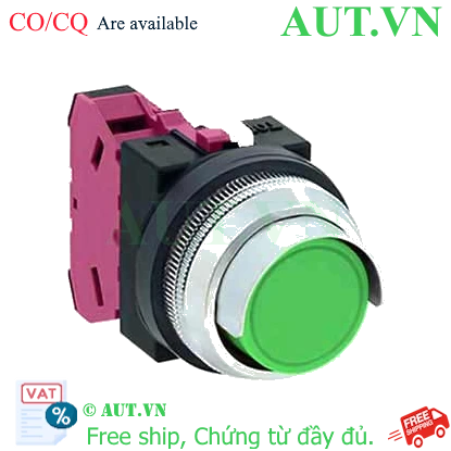 Ảnh của Nút nhấn giữ không đèn IDEC AON2G01G D30 1NC (Xanh)
