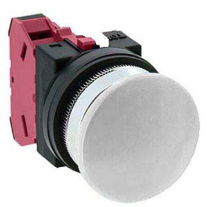 Ảnh của Nút nhấn giữ không đèn IDEC AON301W D30 1NC (Trắng)