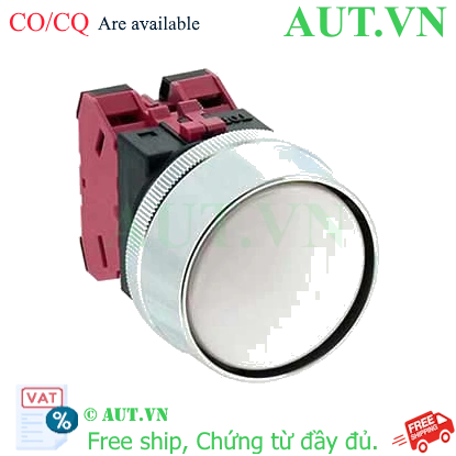 Ảnh của Nút nhấn nhả không đèn IDEC ABN3G02W D30 2NC (Trắng)