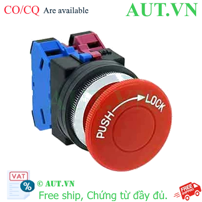 Ảnh của Nút nhấn nhả không đèn IDEC AJN322NR D30 2NO+2NC (Đỏ)