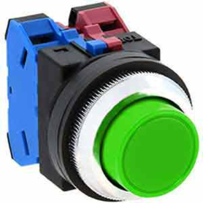 Ảnh của Nút nhấn giữ không đèn IDEC AON220G D30 2NO (Xanh)