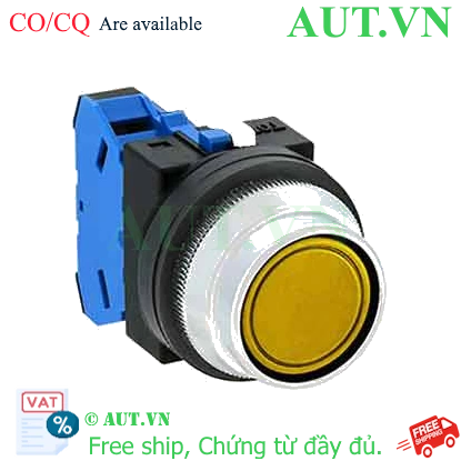 Ảnh của Nút nhấn giữ không đèn IDEC AON2F10Y D30 1NO (Vàng)