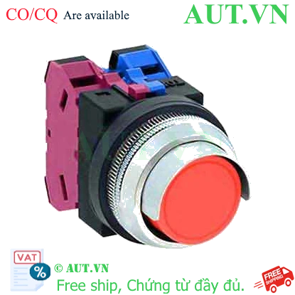 Ảnh của Nút nhấn giữ không đèn IDEC AON2G11R D30 1NO+1NC (Đỏ)