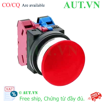 Ảnh của Nút nhấn giữ không đèn IDEC AON311R D30 1NO+1NC (Đỏ)