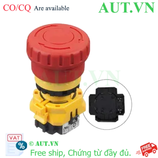 Ảnh của Nút dừng khẩn cấp không đèn IDEC XW1E-BV401VRH 