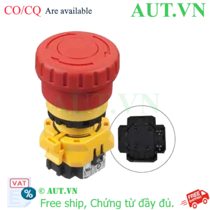 Ảnh của Nút dừng khẩn cấp không đèn IDEC XW1E-BV401VRH 