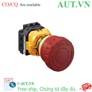 Ảnh của Nút dừng khẩn cấp không đèn IDEC XW1E-BV402MR 