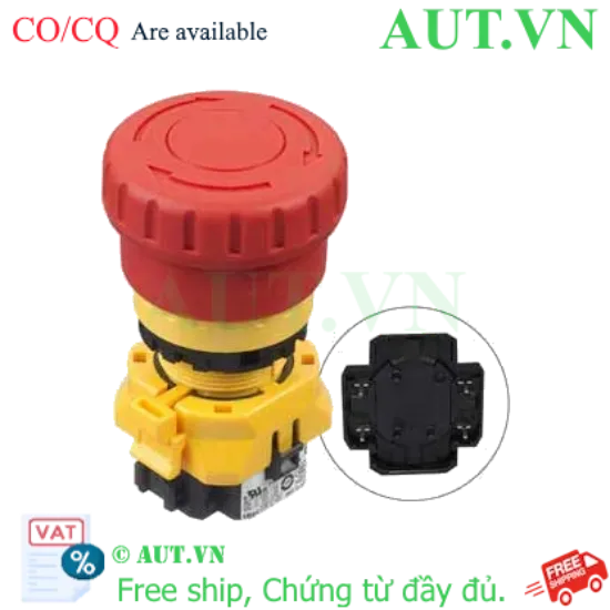 Ảnh của Nút dừng khẩn cấp không đèn IDEC XW1E-BV402VRH 