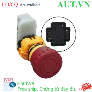 Ảnh của Nút dừng khẩn cấp không đèn IDEC XW1E-BV403VR-BC 