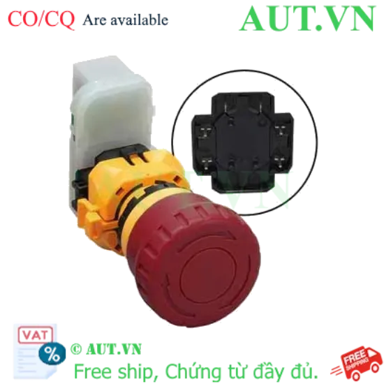 Ảnh của Nút dừng khẩn cấp không đèn IDEC XW1E-BV403VR-BC 