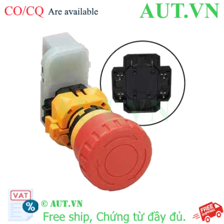 Ảnh của Nút dừng khẩn cấp không đèn IDEC XW1E-BV403VRH-BC 