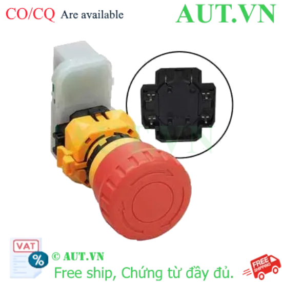Ảnh của Nút dừng khẩn cấp không đèn IDEC XW1E-BV403VRH-BC 