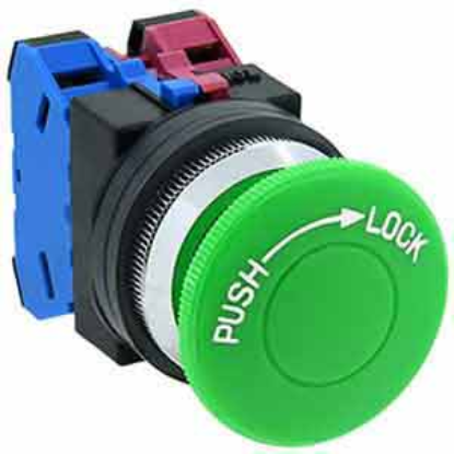 Ảnh của Nút nhấn nhả không đèn IDEC AJN301NG D30 1NC (Xanh)