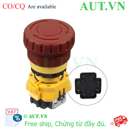 Ảnh của Nút dừng khẩn cấp không đèn IDEC XW1E-BV404VR 