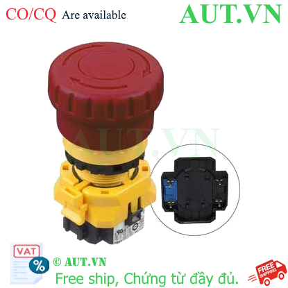 Ảnh của Nút dừng khẩn cấp không đèn IDEC XW1E-BV411VR 
