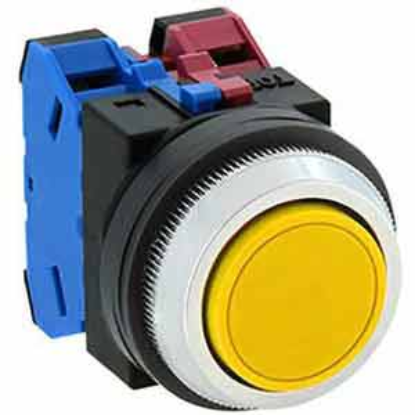 Ảnh của Nút nhấn giữ không đèn IDEC AON111Y D30 1NO+1NC (Vàng)