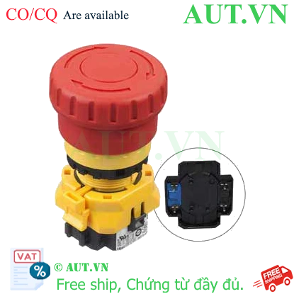 Ảnh của Nút dừng khẩn cấp không đèn IDEC XW1E-BV411VRH 