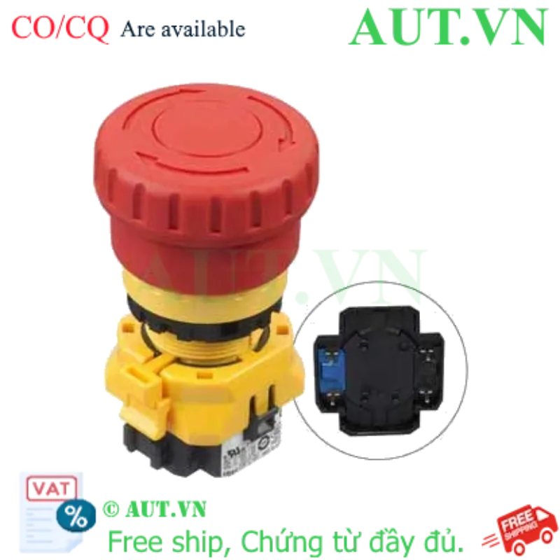 Ảnh của Nút dừng khẩn cấp không đèn IDEC XW1E-BV411VRH 