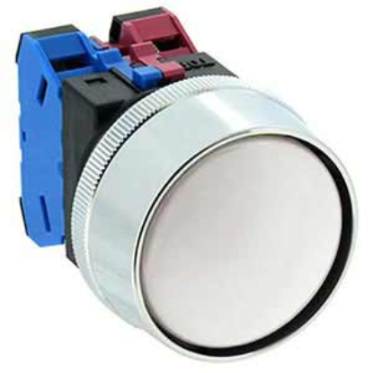 Ảnh của Nút nhấn nhả không đèn IDEC ABN3G11W D30 1NO+1NC (Trắng)