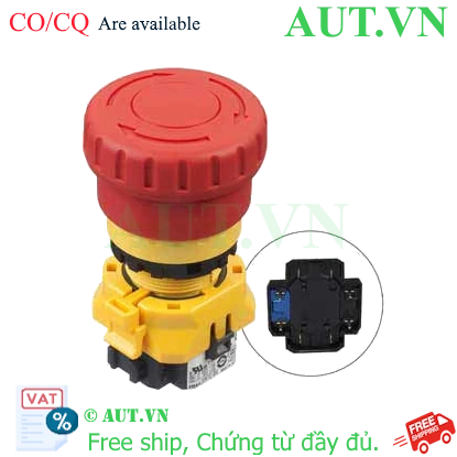 Ảnh của Nút dừng khẩn cấp không đèn IDEC XW1E-BV413VRH 