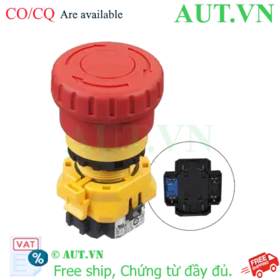 Ảnh của Nút dừng khẩn cấp không đèn IDEC XW1E-BV413VRH 