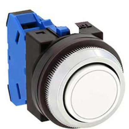 Ảnh của Nút nhấn giữ không đèn IDEC AON110W D30 1NO (Trắng)