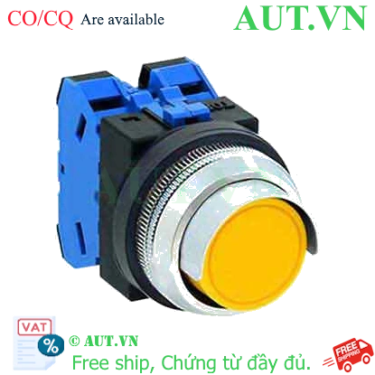 Ảnh của Nút nhấn giữ không đèn IDEC AON2G20Y D30 2NO (Vàng)