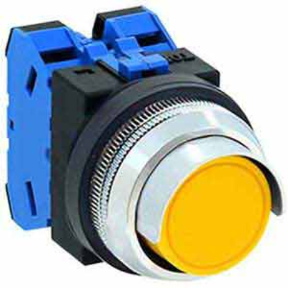 Ảnh của Nút nhấn giữ không đèn IDEC AON2G20Y D30 2NO (Vàng)