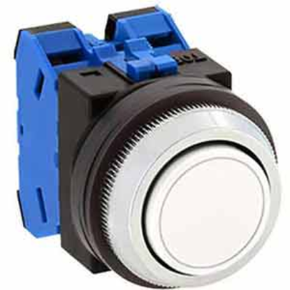 Ảnh của Nút nhấn giữ không đèn IDEC AON120W D30 2NO (Trắng)