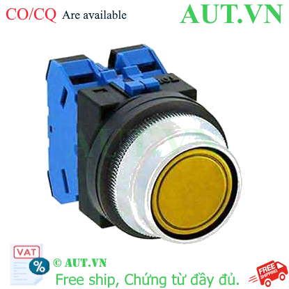 Ảnh của Nút nhấn giữ không đèn IDEC AON2F20Y D30 2NO (Vàng)