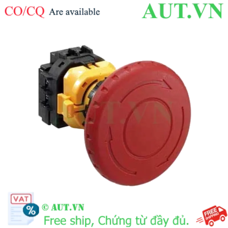 Ảnh của Nút dừng khẩn cấp không đèn IDEC XW1E-BV522MR 