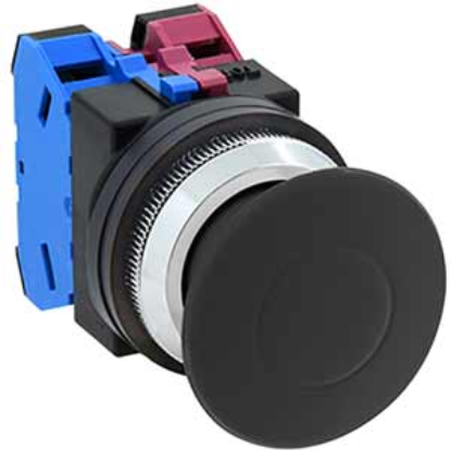 Ảnh của Nút nhấn nhả không đèn IDEC AZN311NB D30 1NO+1NC (Đen)