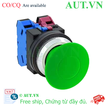 Ảnh của Nút nhấn nhả không đèn IDEC AZN311NG D30 1NO+1NC (Xanh)