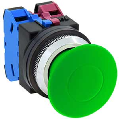 Ảnh của Nút nhấn nhả không đèn IDEC AZN311NG D30 1NO+1NC (Xanh)