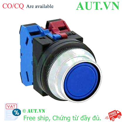 Ảnh của Nút nhấn nhả không đèn IDEC ABN2F11B D30 1NO+1NC (Đen)