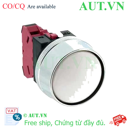 Ảnh của Nút nhấn nhả không đèn IDEC ABN3G01W D30 1NC (Trắng)
