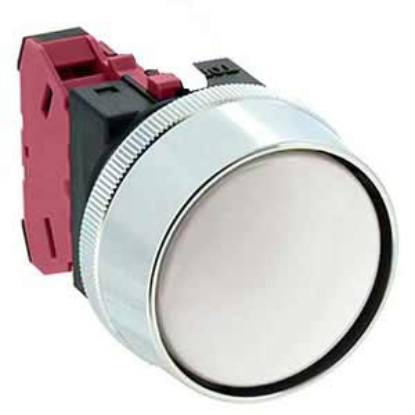 Ảnh của Nút nhấn nhả không đèn IDEC ABN3G01W D30 1NC (Trắng)