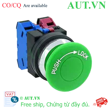 Ảnh của Nút nhấn nhả không đèn IDEC AJN320NG D30 2NO (Xanh)