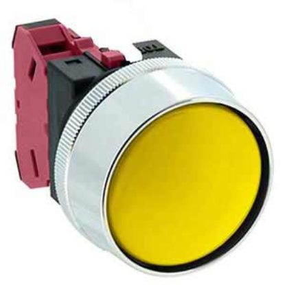 Ảnh của Nút nhấn nhả không đèn IDEC ABN3G01Y D30 1NC (Vàng)