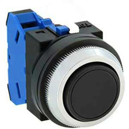 Ảnh của Nút nhấn giữ không đèn IDEC AON110B D30 1NO (Đen)