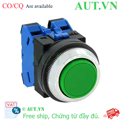 Ảnh của Nút nhấn giữ không đèn IDEC AON120G D30 2NO (Xanh)