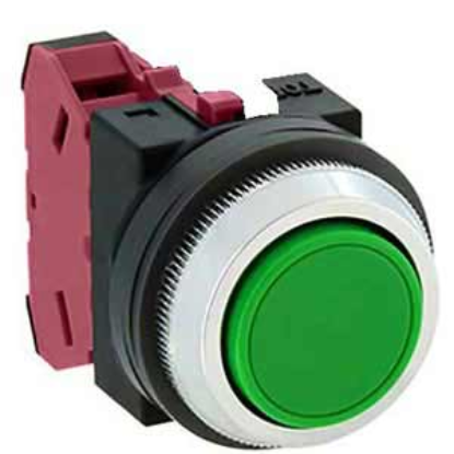 Ảnh của Nút nhấn giữ không đèn IDEC AON101G D30 1NC (Xanh)