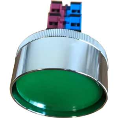 Ảnh của Nút ấn nhả ABN4F22G IDEC, D30, 2NO+2NC, màu xanh