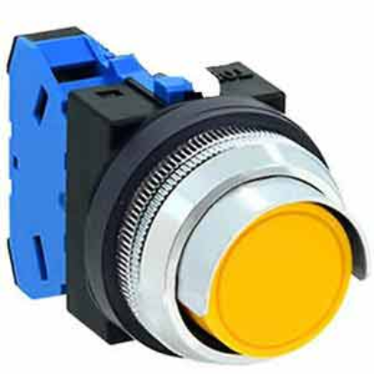 Ảnh của Nút nhấn giữ không đèn IDEC AON2G10Y D30 1NO (Vàng)