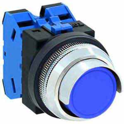 Ảnh của Nút nhấn giữ không đèn IDEC AON2G20S D30 2NO (Xanh)